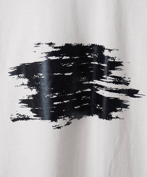 25SS アブストラクトグラフィック箔プリント 半袖Tシャツ