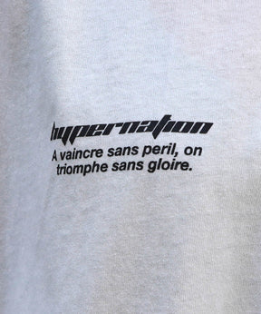 25SS 韓国ストリート ハート グランジロゴ Y2K ビッグシルエット半袖Tシャツ