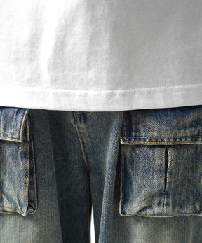 25SS ボックスシルエット スプラッシュ タギング ストリートグラフィック 半袖Tシャツ