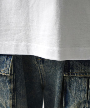 25SS ボックスシルエット スプラッシュ タギング ストリートグラフィック 半袖Tシャツ