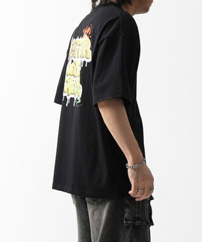 25SS ボックスシルエット スプラッシュ タギング ストリートグラフィック 半袖Tシャツ