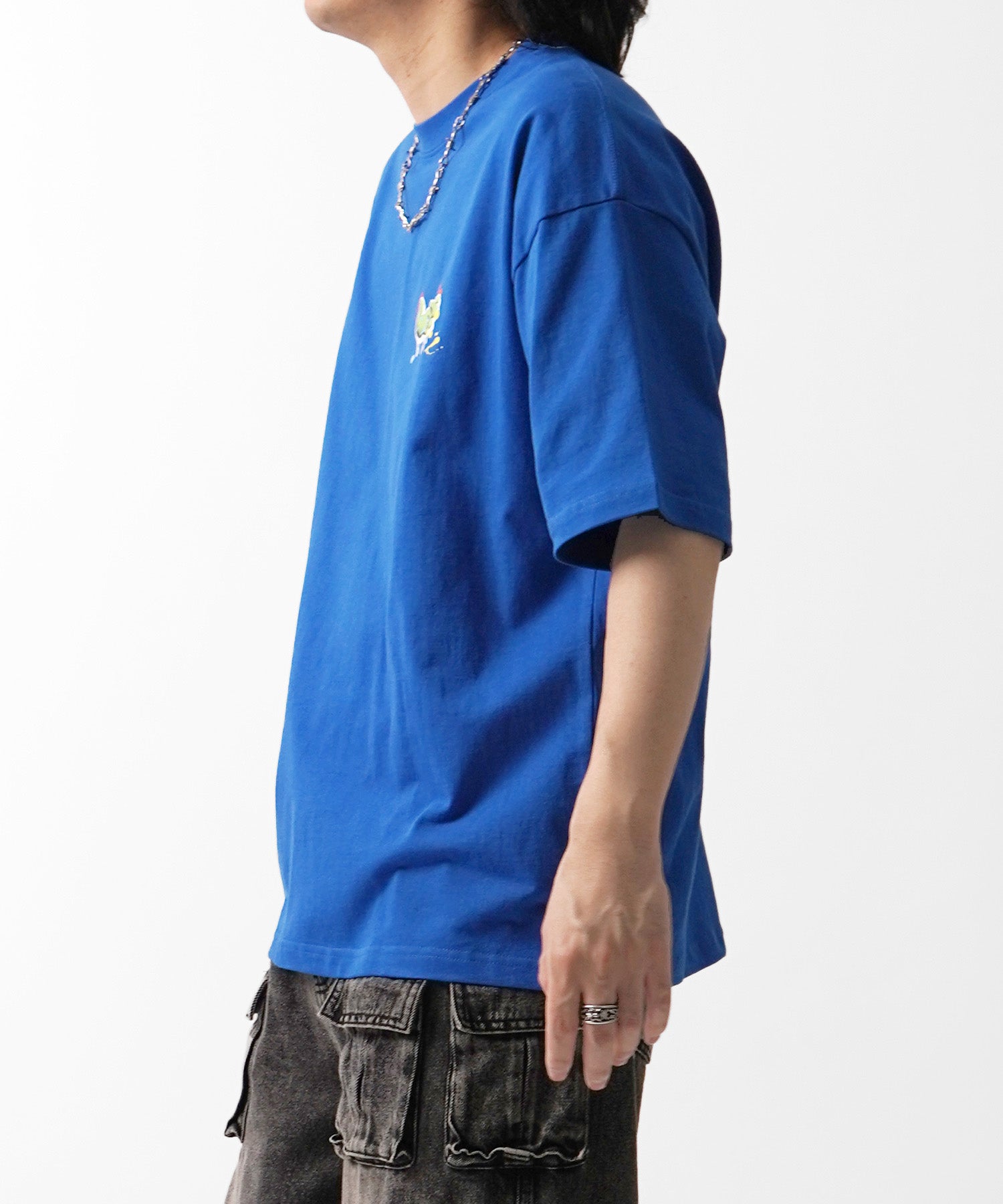 25SS ボックスシルエット スプラッシュ タギング ストリートグラフィック 半袖Tシャツ