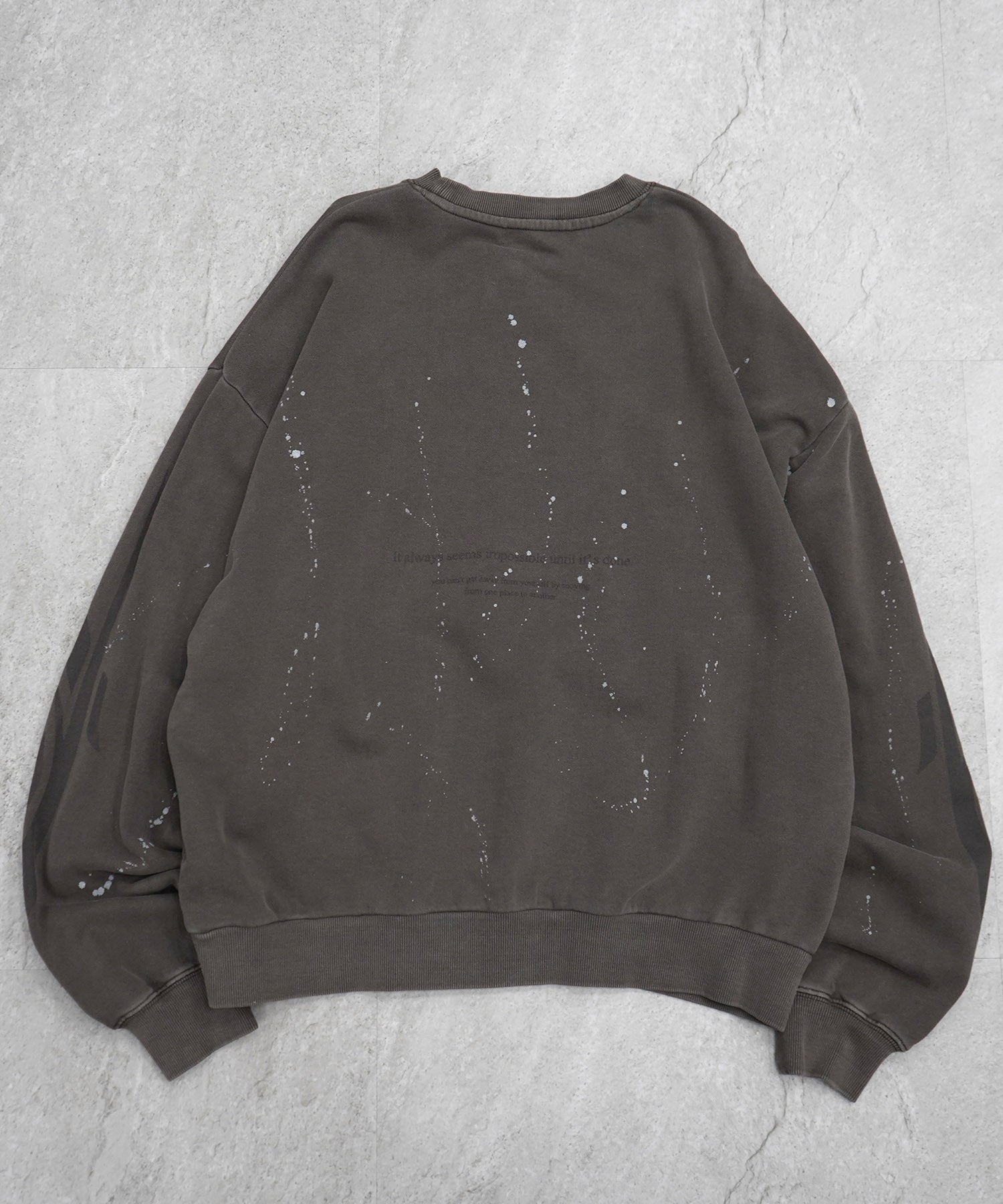 ピグメント ペイント スウェット