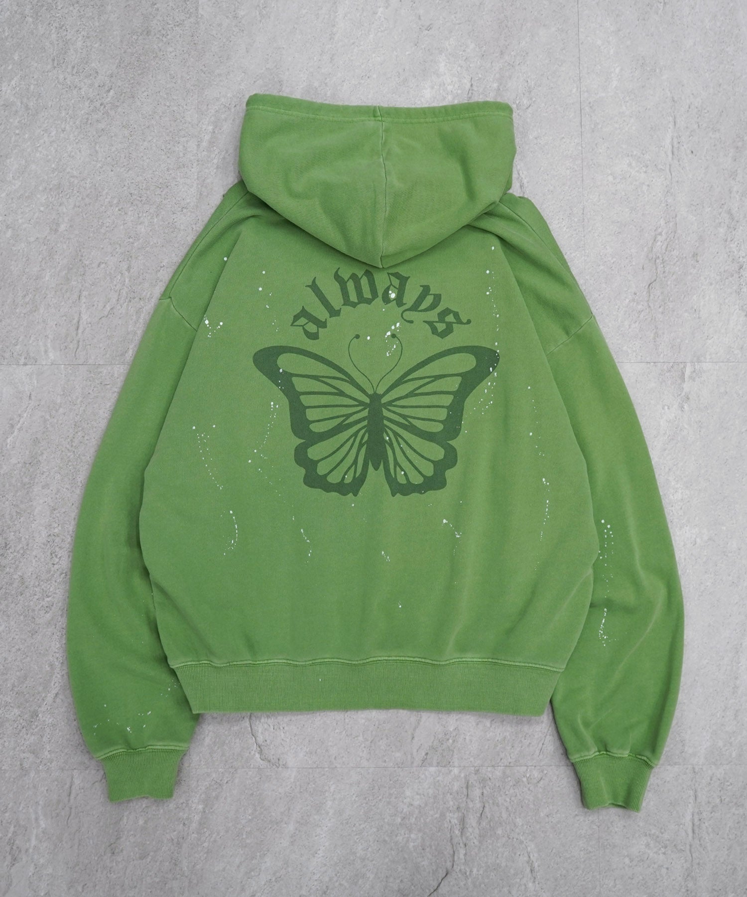 裏毛 ヴィンテージライク プルパーカー