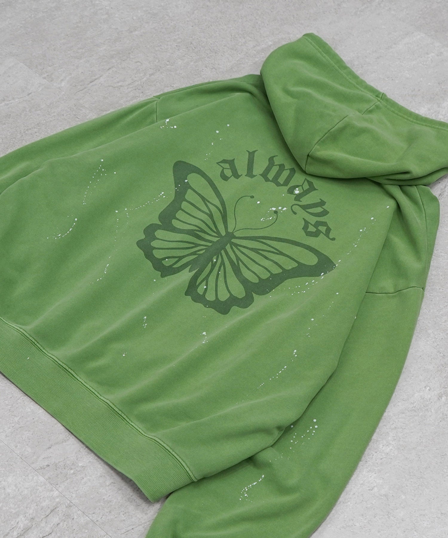 裏毛 ヴィンテージライク プルパーカー