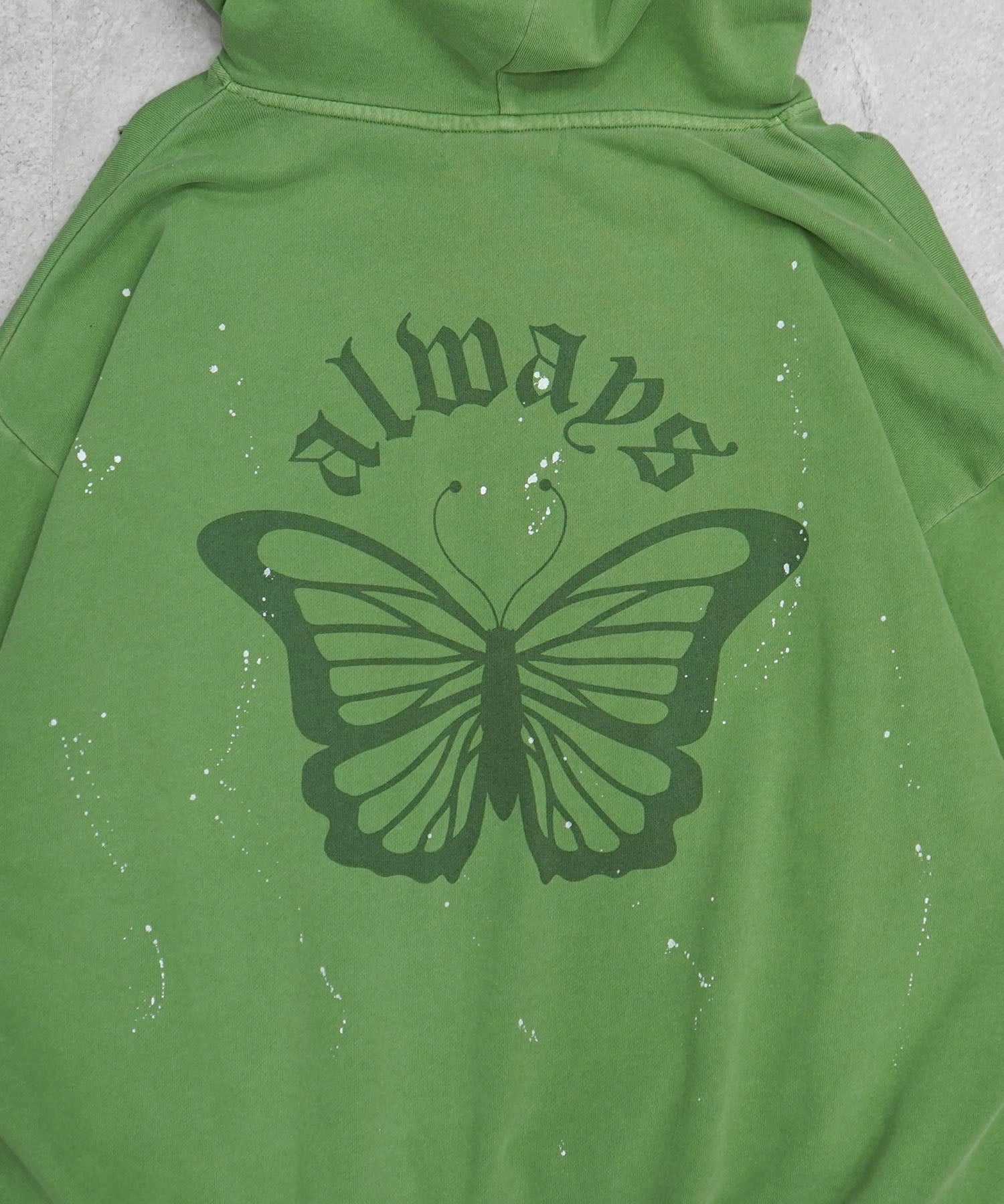 裏毛 ヴィンテージライク プルパーカー