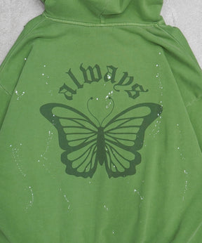 裏毛 ヴィンテージライク プルパーカー