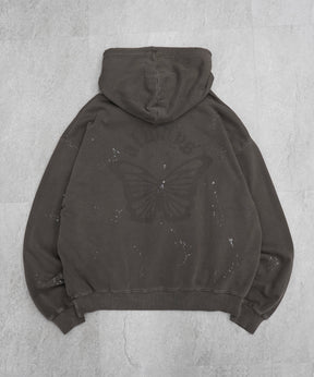 裏毛 ヴィンテージライク プルパーカー