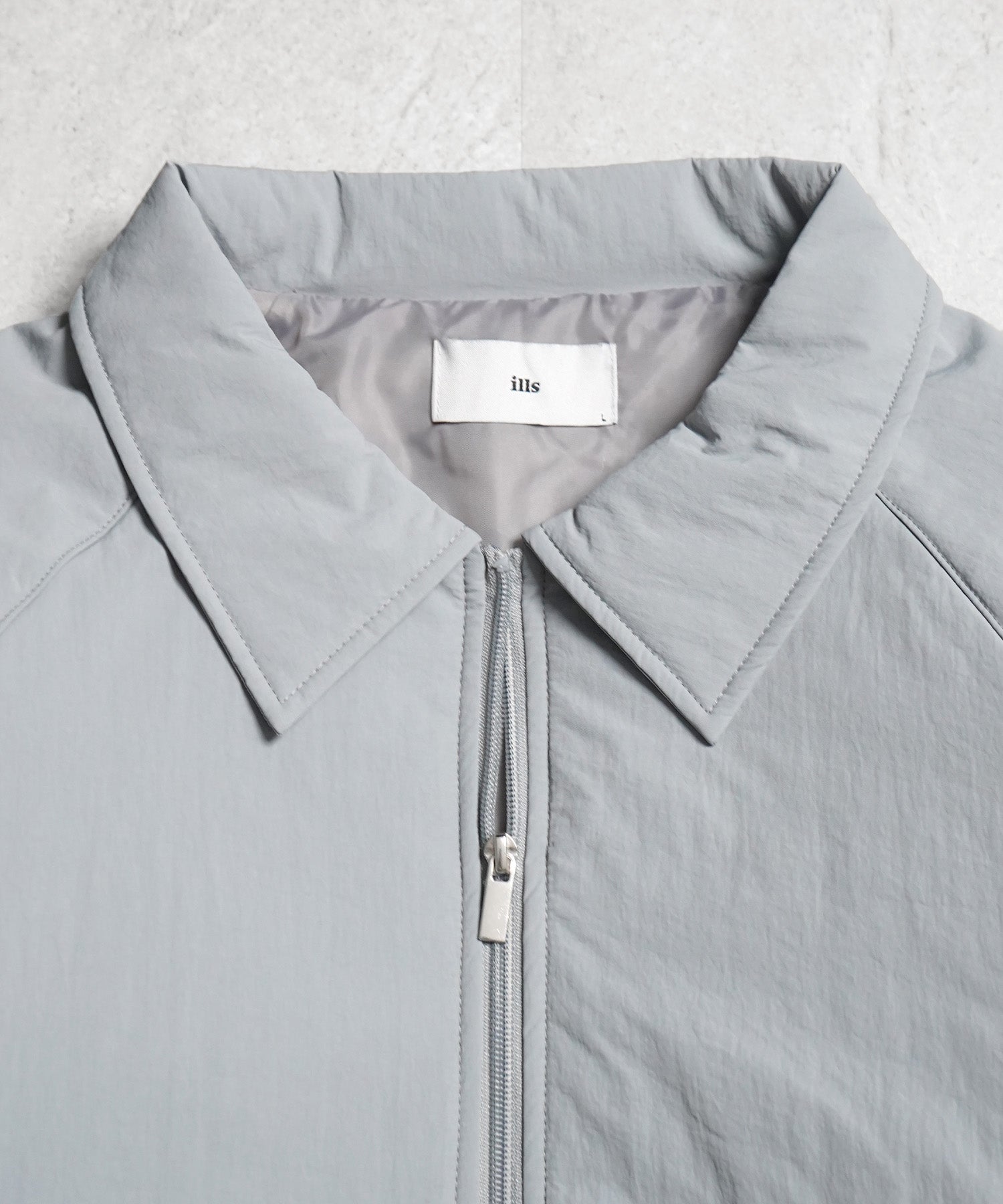 バックプリント ナイロン 中綿ブルゾン