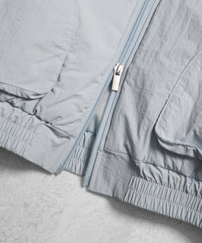 バックプリント ナイロン 中綿ブルゾン