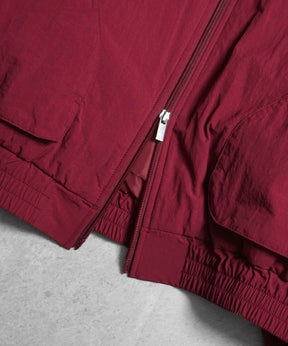 バックプリント ナイロン 中綿ブルゾン