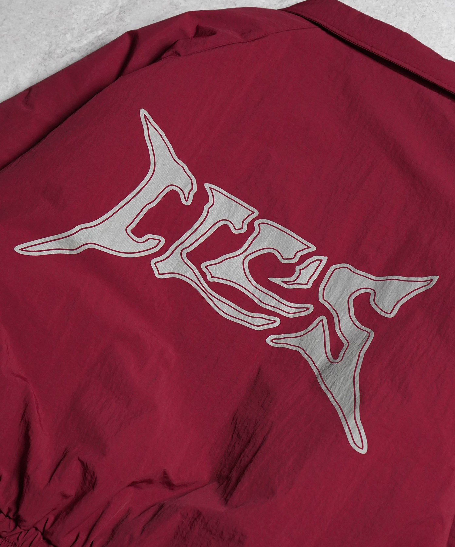 バックプリント ナイロン 中綿ブルゾン