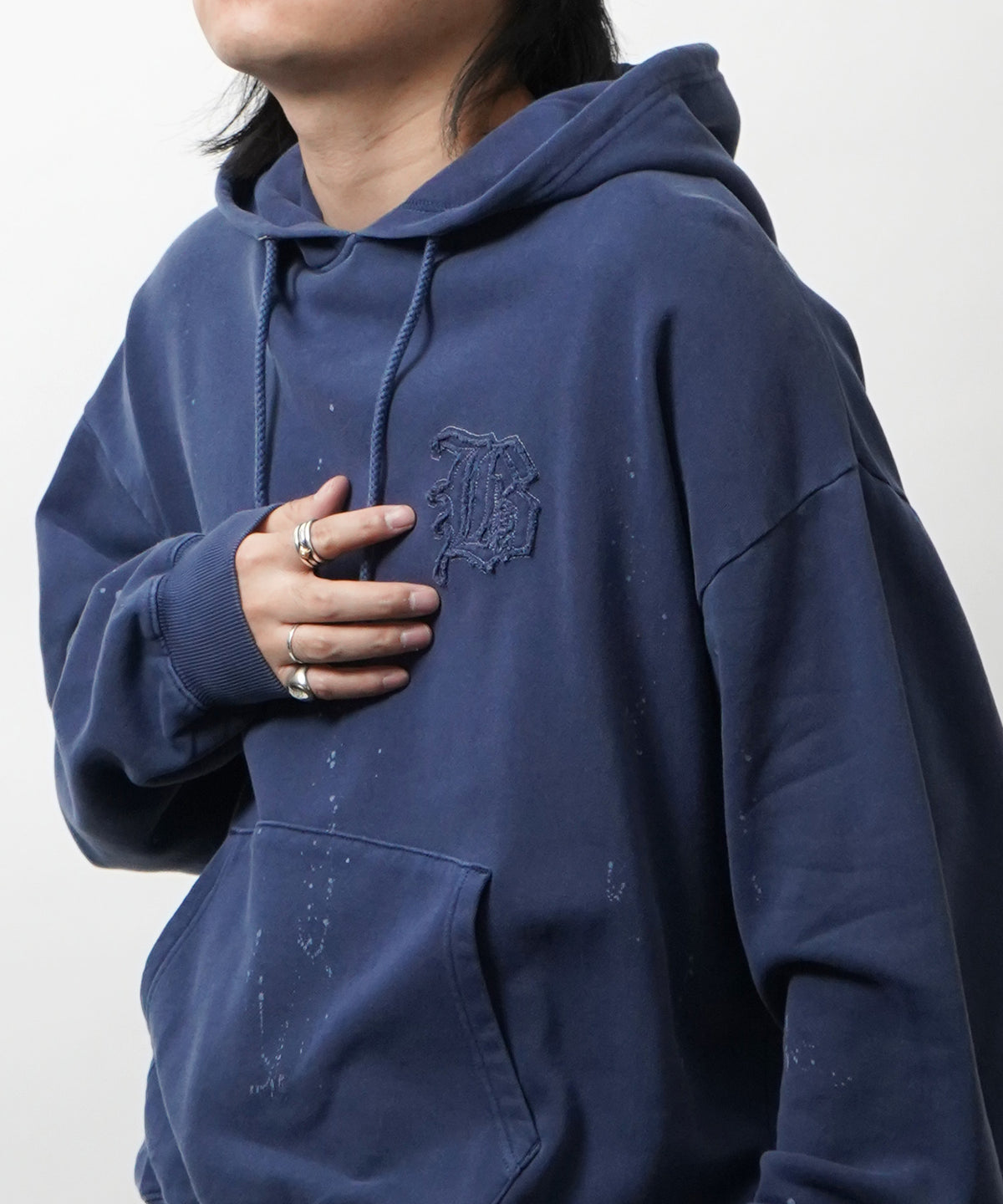 裏毛 ヴィンテージライク プルパーカー