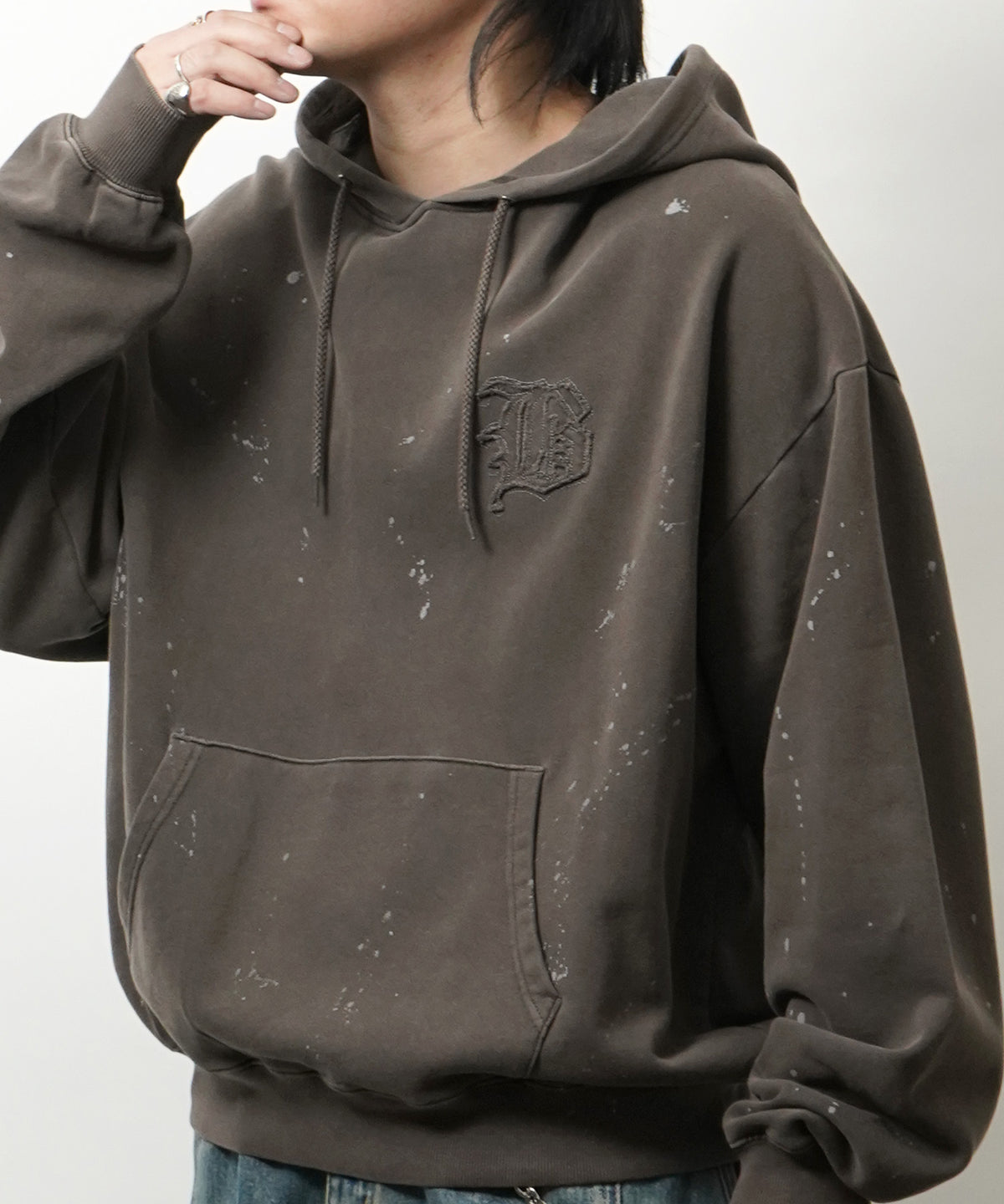 裏毛 ヴィンテージライク プルパーカー