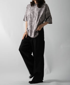 25SS ビックシルエット 総柄プリント 半袖Ｔシャツ