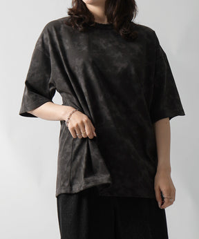 25SS ビックシルエット 総柄プリント 半袖Ｔシャツ