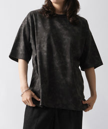 25SS ビックシルエット 総柄プリント 半袖Ｔシャツ