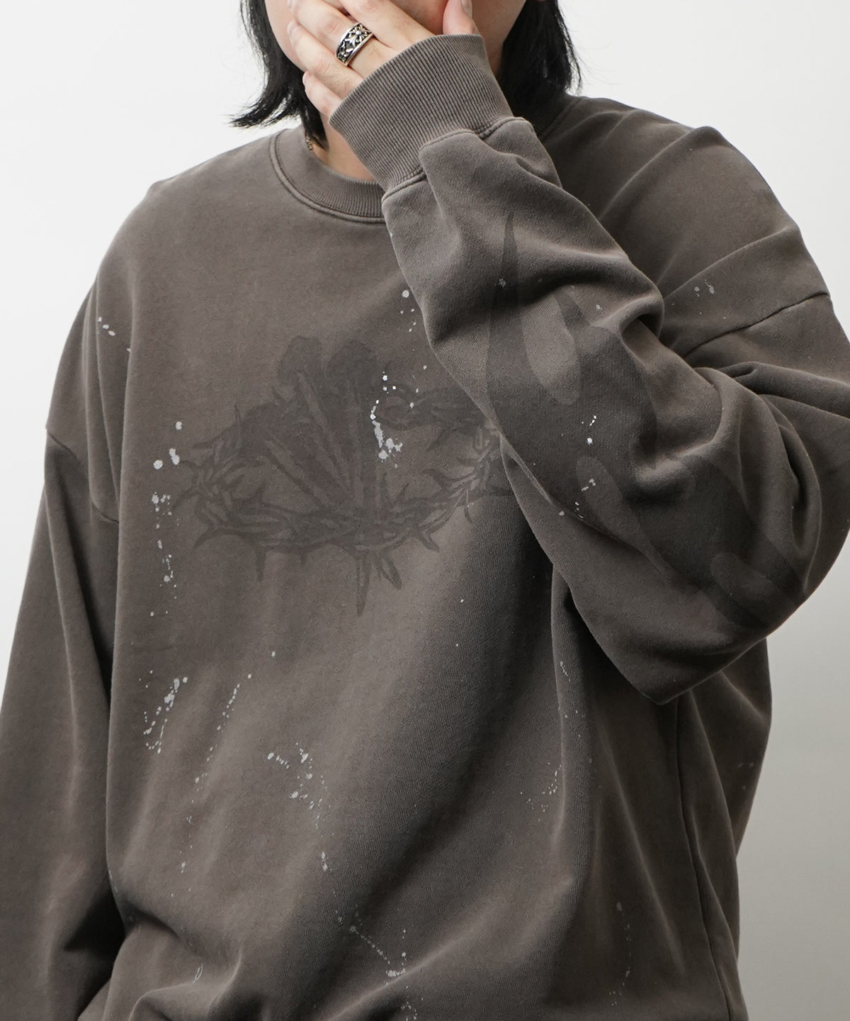 ピグメント ペイント スウェット