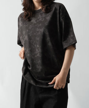 25SS ビックシルエット 総柄プリント 半袖Ｔシャツ