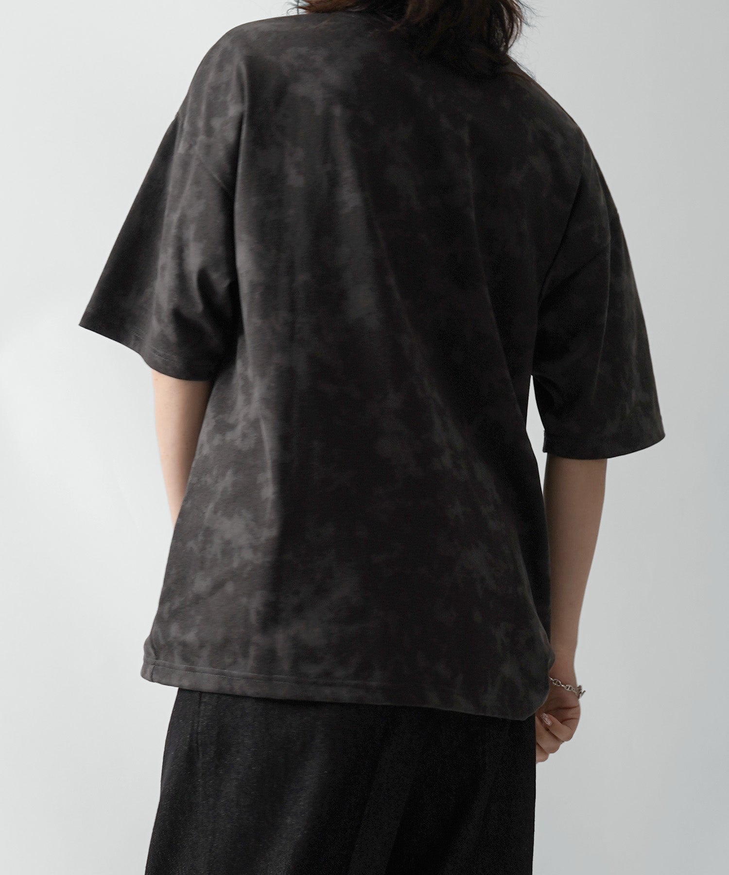 25SS ビックシルエット 総柄プリント 半袖Ｔシャツ