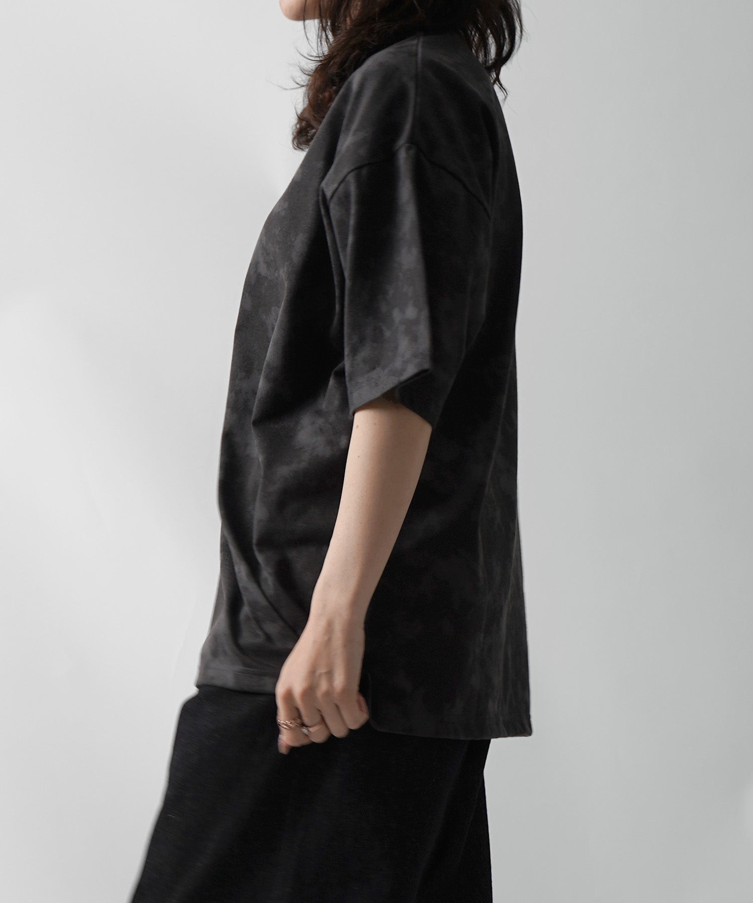 25SS ビックシルエット 総柄プリント 半袖Ｔシャツ