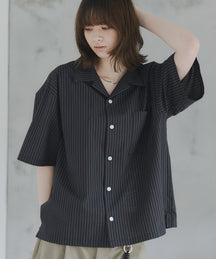 Short-Length Open-Collar Shirt / ショート丈 オープンカラーシャツ