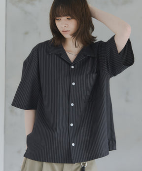 Short-Length Open-Collar Shirt / ショート丈 オープンカラーシャツ