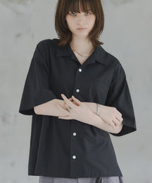Short-Length Open-Collar Shirt / ショート丈 オープンカラーシャツ