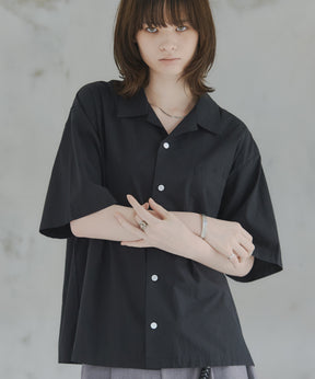 Short-Length Open-Collar Shirt / ショート丈 オープンカラーシャツ