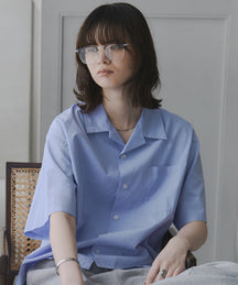 Short-Length Open-Collar Shirt / ショート丈 オープンカラーシャツ