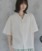 Short-Length Open-Collar Shirt / ショート丈 オープンカラーシャツ