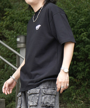 25SS ゴースト 発泡バックプリント ビッグシルエット半袖Tシャツ