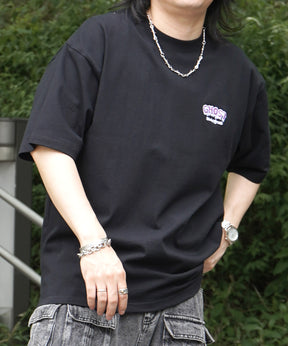 25SS ゴースト 発泡バックプリント ビッグシルエット半袖Tシャツ