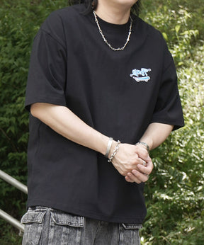 25SS ゴースト 発泡バックプリント ビッグシルエット半袖Tシャツ
