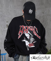 【Betty Boop / ベティブープ】裏起毛 クルースウェット プリント