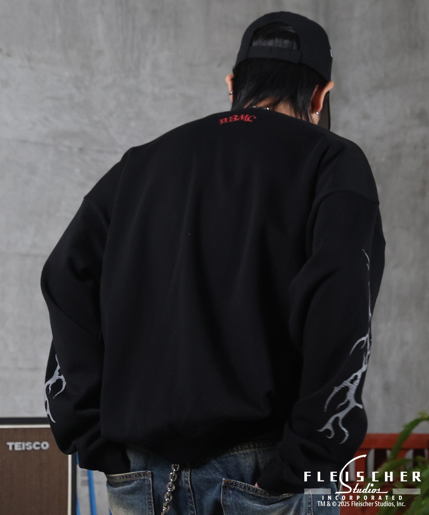 【Betty Boop / ベティブープ】裏起毛 クルースウェット プリント