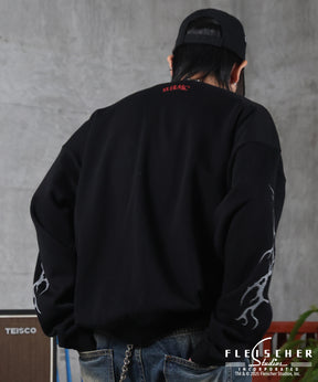 【Betty Boop / ベティブープ】裏起毛 クルースウェット プリント