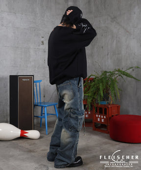 【Betty Boop / ベティブープ】裏起毛 クルースウェット プリント