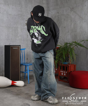 【Betty Boop / ベティブープ】裏起毛 クルースウェット プリント