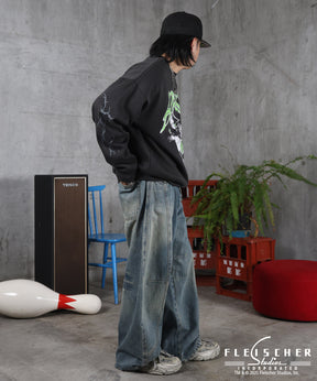 【Betty Boop / ベティブープ】裏起毛 クルースウェット プリント