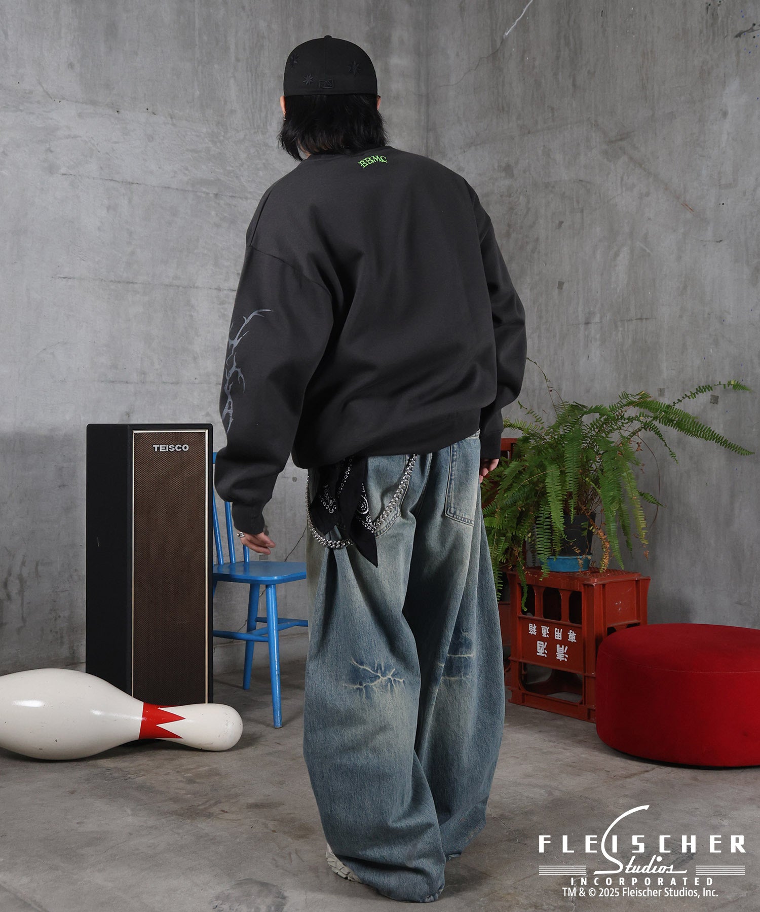 【Betty Boop / ベティブープ】裏起毛 クルースウェット プリント