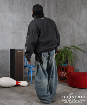 【Betty Boop / ベティブープ】裏起毛 クルースウェット プリント