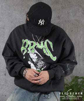 【Betty Boop / ベティブープ】裏起毛 クルースウェット プリント