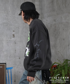 【Betty Boop / ベティブープ】裏起毛 クルースウェット プリント