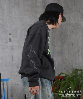 【Betty Boop / ベティブープ】裏起毛 クルースウェット プリント