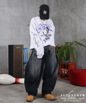 【Betty Boop / ベティブープ】裏起毛 クルースウェット プリント