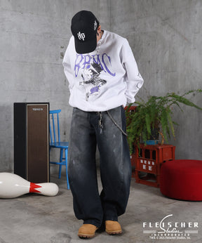 【Betty Boop / ベティブープ】裏起毛 クルースウェット プリント