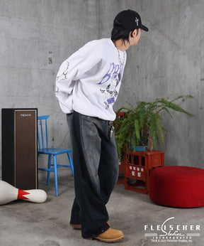 【Betty Boop / ベティブープ】裏起毛 クルースウェット プリント