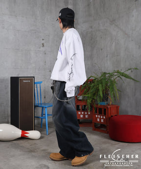 【Betty Boop / ベティブープ】裏起毛 クルースウェット プリント