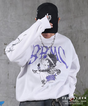 【Betty Boop / ベティブープ】裏起毛 クルースウェット プリント